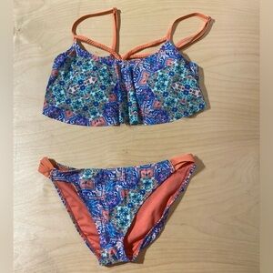 True Craft Two Piece Swimsuit Top XL Bottom L (JI)
